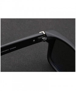 Sport Sunglasses Definition Polarization Discoloration - Black and Blue - CY18YS94TA4 $30.45