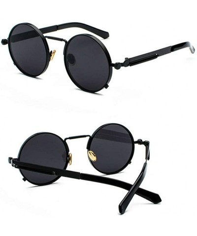 Round Sunglasses Designer Glasses Vintage Driving - CL1900AOMKS $20.33