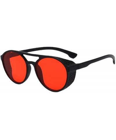 Oversized Sunglasses men's retro box trend sunglasses spread the impulse eye - Shahei Yellow Tablets - CY190MA2AHA $28.99