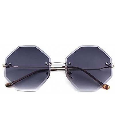 Sport Color Coated Full Metal Frame UV400 Heart Shape Sunglasses Eyewear - U-gray - C3194L2RCI6 $14.52