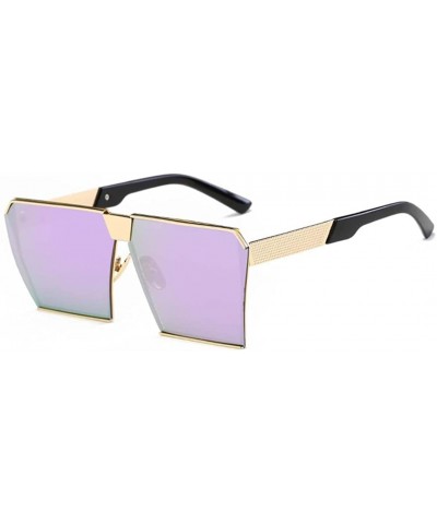 Square Polaris Retro Men and women glasses cat eye fashion sunglasses - C6 - CR184O4QOKX $45.55
