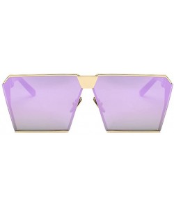 Square Polaris Retro Men and women glasses cat eye fashion sunglasses - C6 - CR184O4QOKX $24.40