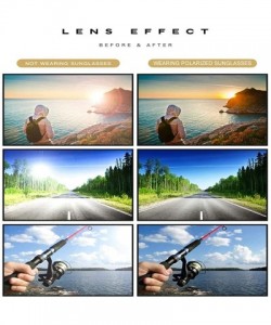 Round Polarized Sunglasses Vintage Retro Round Mirrored Lens for Women Men - Black - C818XZ52ET0 $27.08