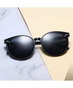 Oversized Oversized Sunglasses Women Fashion Luxury Brand Designer Vintage Sun Gray - Brown - CP18YR6YLHW $7.96