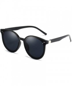 Oversized Oversized Sunglasses Women Fashion Luxury Brand Designer Vintage Sun Gray - Brown - CP18YR6YLHW $7.96
