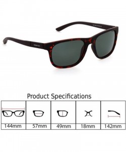 Wayfarer Premium Unisex Designer Fashion Polarized Glare-Free Sunglasses Mirrored UV400 Lens- DS1504- Made in Italy - CE189NU...