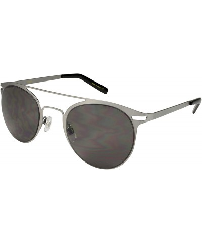 Aviator Modified Round Aviator Sunglasses 25014-SD - Matte Gunmetal - CO12MRRFYH9 $18.37