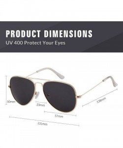 Square Aviator Sunglasses for Women Men Polarized Vintage Retro Designer Glasses UV 400 Protection - C918RZZDEO2 $11.60