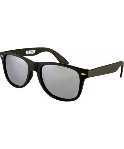Rectangular Classic 80's Style Frame Sunglasses Men Women Polarized Beach Running Driving - Black - CM18TKX2K3N $20.25
