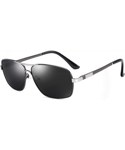 Aviator Personalized Sunglasses protection Polarized Husband - Black-for Boyfriend - CI18SU9LG5M $6.95