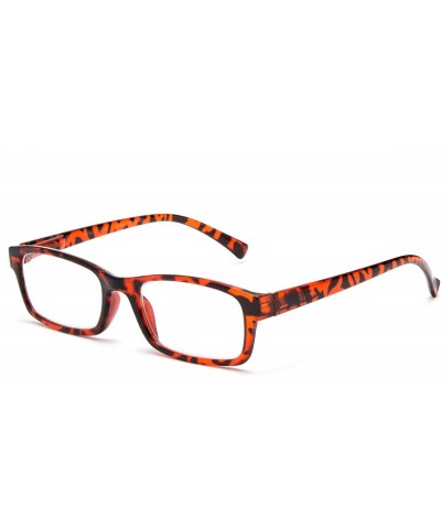 Square Newbee Fashion Squared Reading Glasses - Tortoise - CJ11PTMY7RX $20.04