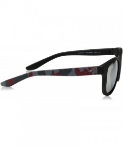 Sport An4222 Class Act Round Sunglasses - Matte Black/Silver Mirror - CF12DLDADL9 $59.78