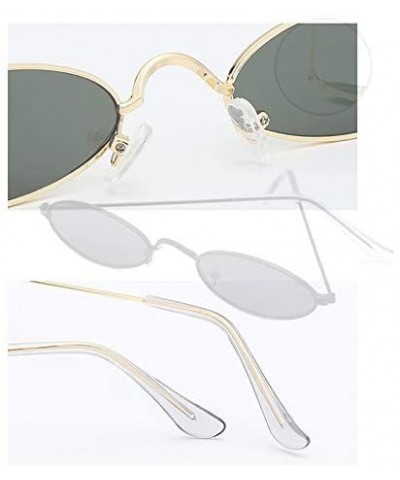 Oval Wamsan Women's Sunglasses Polarized Glasses Vintage Sun Glasses for Men Women Driving UV Protection - Style6 - CR18RRK73...