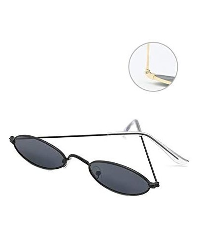 Oval Wamsan Women's Sunglasses Polarized Glasses Vintage Sun Glasses for Men Women Driving UV Protection - Style6 - CR18RRK73...