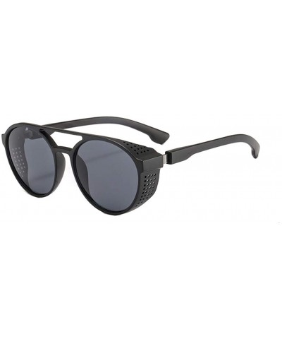 Aviator Street Stylish Vintage Aviator Shade Sunglasses Glasses For Unisex Adults - Gray - CV196OMR96S $11.87