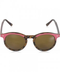 Round Mumbles Round Sunglasses - Burgundy/Tort - C118WC2ERDS $15.69