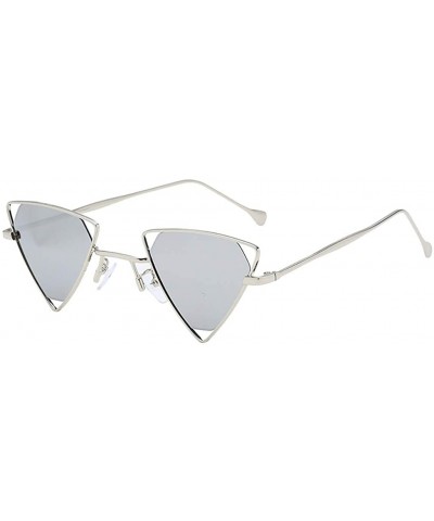 Aviator Glasses- Fashion Man Women Irregular Shape Sunglasses Vintage Retro Style - 5196c - CR18RT8KEYN $10.08