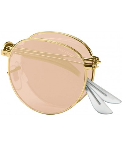 Square Trendy Rimless Sunglasses Mirror Reflective Sun Glasses for Women Men - Coffee-01 - C2194YO002U $10.68