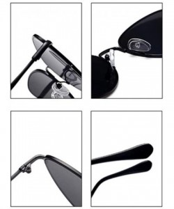 Cat Eye Vintage Sunglasses Glasses Female Sunglass - Silver Blue - C1199D4TKSX $17.05