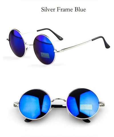 Round Vintage Steampunk Sunglasses Round Steam Punk Metal Oculos De Sol Women Coating Men Retro Sun Glasses YJ129 - C1197Y6QS...
