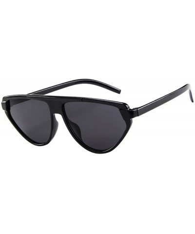 Rectangular Unisex Fashion Sunglasses-Women Men Vintage Retro Glasses Eyewear - F - CH18Q54HU5U $17.59