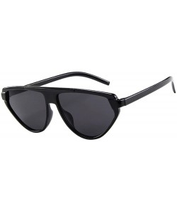 Rectangular Unisex Fashion Sunglasses-Women Men Vintage Retro Glasses Eyewear - F - CH18Q54HU5U $7.04