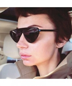 Rectangular Unisex Fashion Sunglasses-Women Men Vintage Retro Glasses Eyewear - F - CH18Q54HU5U $7.04