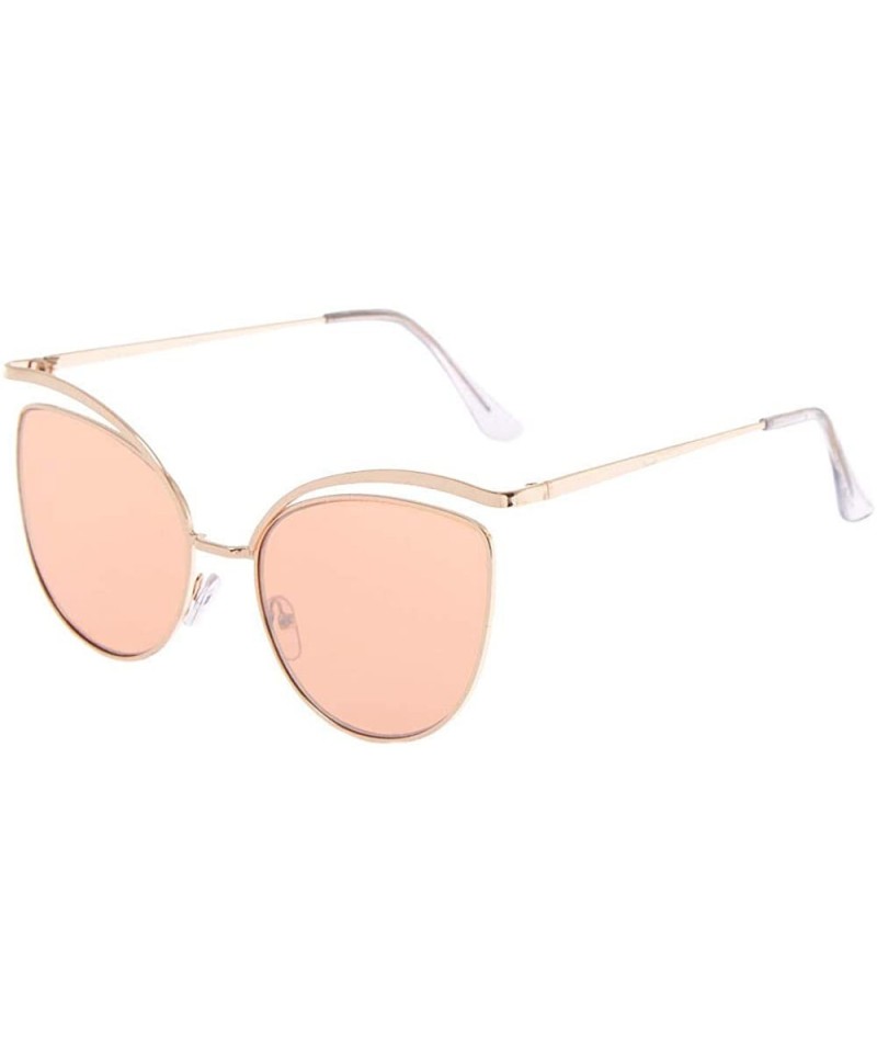 Cat Eye Women's Mod Cat Eye Sunglasses - Rose Gold - CR18TG7X27M $16.68