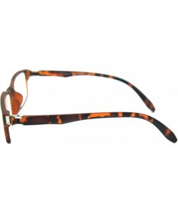 Oval TR90 Readers Flexie Reading Glasses 1291RT - Matte Tortoise - CI12FLE6OC9 $14.24