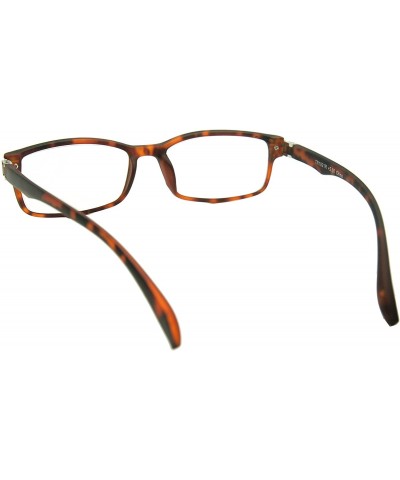 Oval TR90 Readers Flexie Reading Glasses 1291RT - Matte Tortoise - CI12FLE6OC9 $14.24