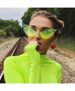 Square Women Cat Eye Sunglasses Glasses Shades Vintage Retro Sunglasses Vintage Sun Glasses - Green - C81905ZZA3N $10.07