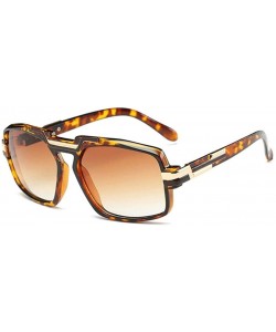 Oversized Oversized Square Sunglasses Man Luxury Brand Design Sun Glasses Men Plastic+Metal Frame Eyewear UV400 - CV199QD7UOO...