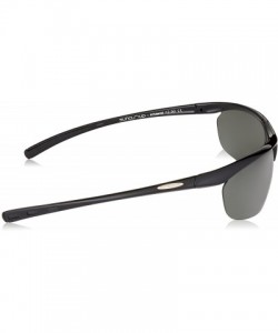 Semi-rimless Zephyr +2.50 Polarized Reader Sunglasses - Black Frame - C811811LE11 $39.08
