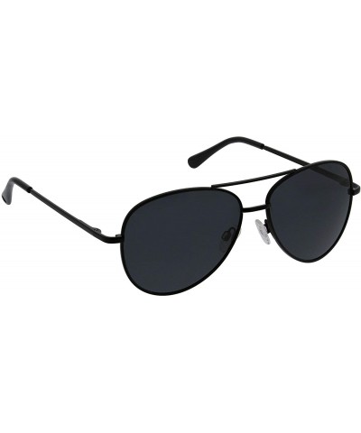 Aviator Heat Wave Reading Aviator Sunglasses - Black - CX1965C4XWE $27.74