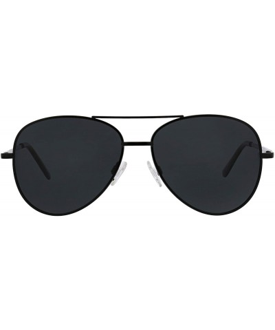 Aviator Heat Wave Reading Aviator Sunglasses - Black - CX1965C4XWE $42.16