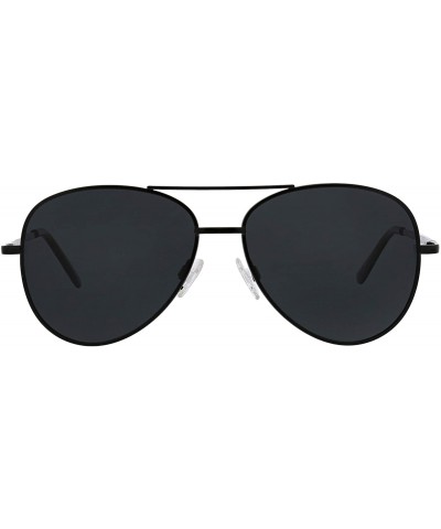 Aviator Heat Wave Reading Aviator Sunglasses - Black - CX1965C4XWE $27.74