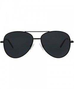 Aviator Heat Wave Reading Aviator Sunglasses - Black - CX1965C4XWE $42.16