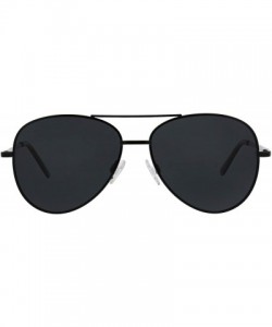 Aviator Heat Wave Reading Aviator Sunglasses - Black - CX1965C4XWE $27.74