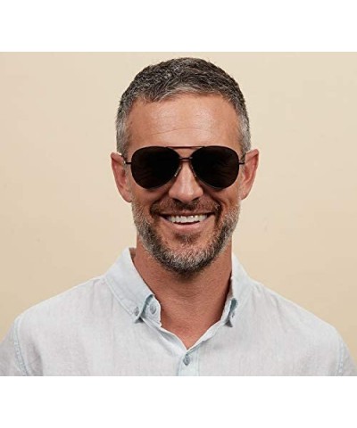 Aviator Heat Wave Reading Aviator Sunglasses - Black - CX1965C4XWE $42.16