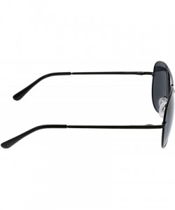 Aviator Heat Wave Reading Aviator Sunglasses - Black - CX1965C4XWE $27.74