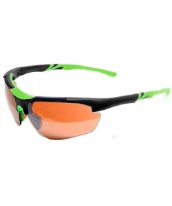 Sport 2 LT Sports Sunglasses Protection TR90 Green or Yellow MAXX2LT - Black - C318KEDN7UU $16.74