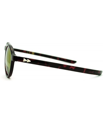 Round Womens Vintage Round Circle Keyhole Sunglasses"Retro Rewind" - Purple - C011MYRNAWX $10.00