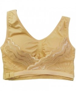 Sport Air Permeable Cooling Summer Sport Yoga Wireless Bra - A-yellow - C318UC9LDNL $8.90