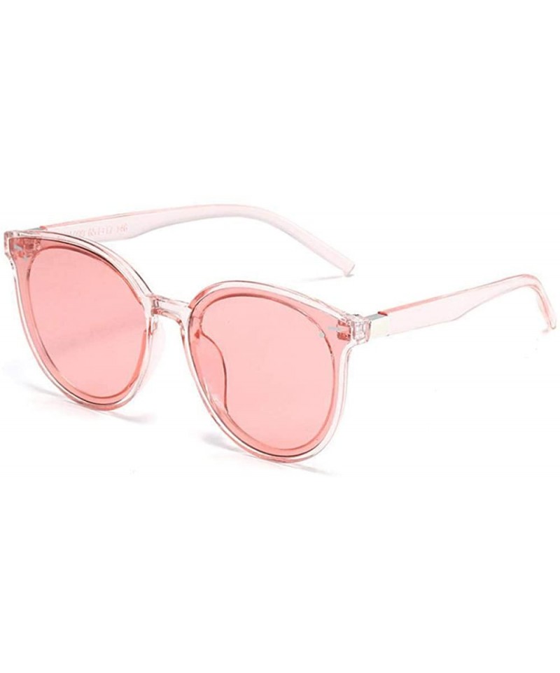 Oversized Oversized Sunglasses Women Fashion Luxury Brand Designer Vintage Sun Gray - Pink - C818YKURMUM $9.15