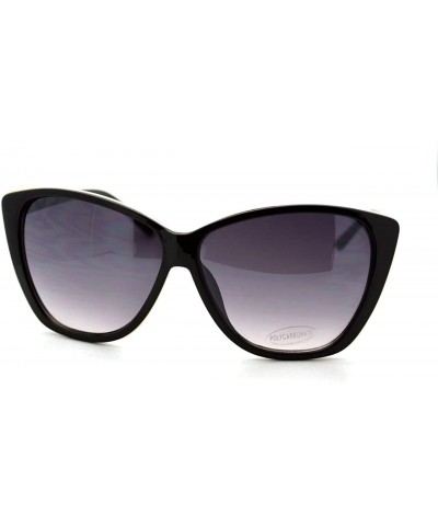 Butterfly Oversized Square Butterfly Frame Sunglasses Womens Fashion Eyewear - Black - C8122DPJ7L9 $18.99