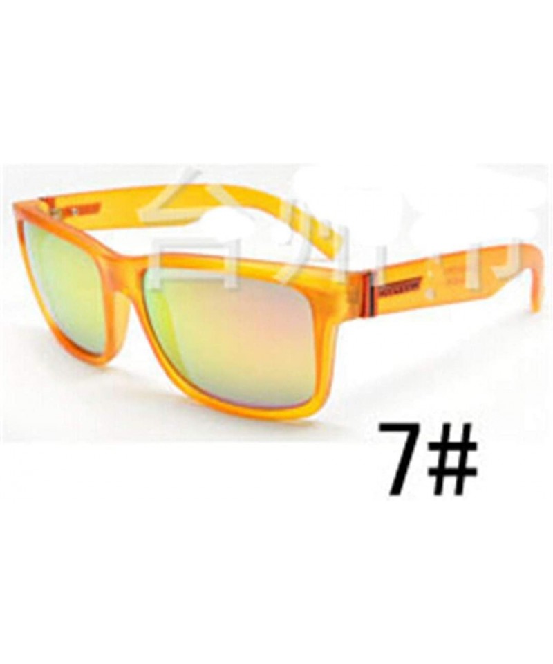 Square Men Eyewear Sunglasses Sun Glasses Glasses with Color Box - 7 - C7194OE5Q83 $29.76