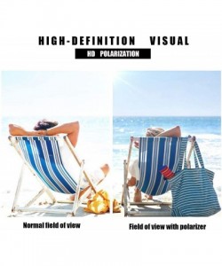 Sport Polarized Sunglasses for Men and Women- Al-Mg Metal Frame Ultra Light 100% UV Blocking Fashion Sun glasses - C118NTC9T7...