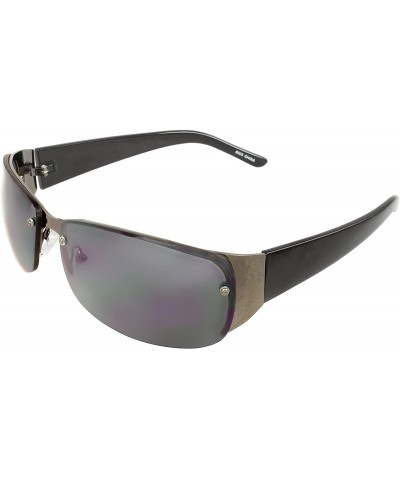 Rimless TU9303 Rimless Fashion Sunglasses - Black - CV11CB13TC9 $10.38