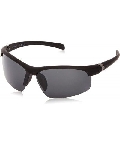 Sport sunglasses SP302 black Plastic Matt Black Grey polarised - CQ11KWTIWVZ $20.30