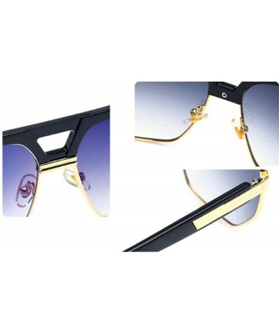 Aviator Stylish metal frame material- ladies coated sunglasses retro sunglasses - C - C618S6CK3NE $45.52